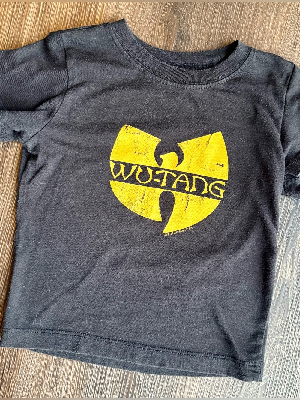 Toddler black Wu-tang Tee - 18M
